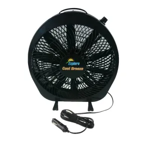 12V DC Cool Breeze Fan : Powerful But Lightweight 30cm Blades YF1212