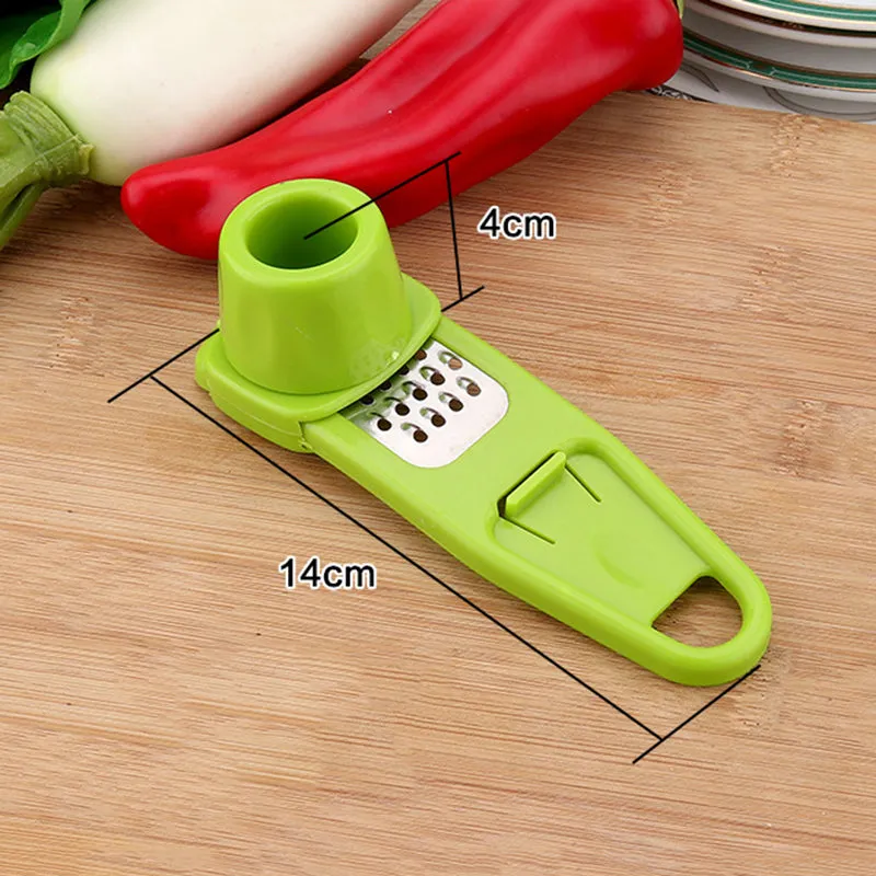 14*4cm MultiFunctional Ginger Garlic Grinding Grater Planer Slicer