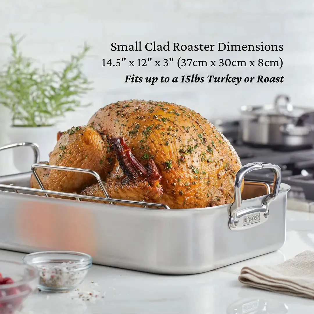 14.5-inch Classic Clad Roaster with Rack