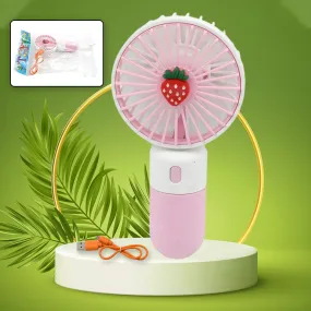 17721 Portable Small Electric Fan Handheld, Rechargeable Mini Student Handheld Dormitory Class Personal Fan