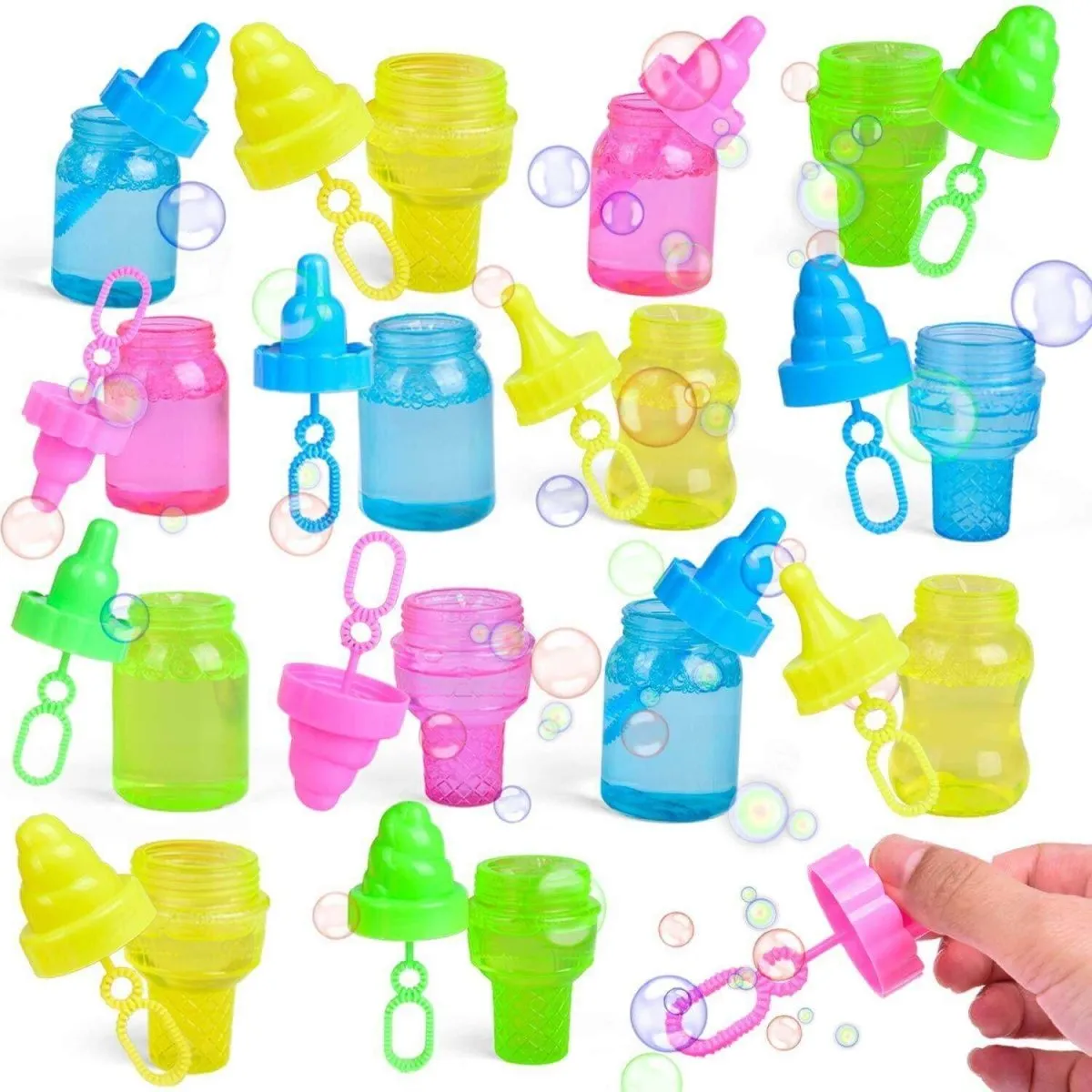 18pcs Mini Bubble Wands Treasure Eggs-Wholesale