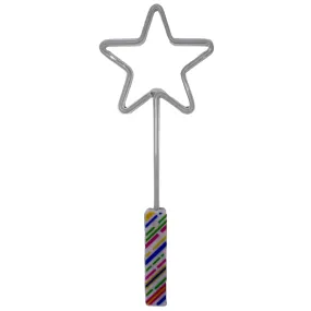 18" Rainbow Neon Star Wand - 3 Modes (Each)