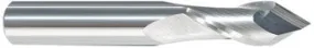 208-822375: 3/8in. Dia., 2-1/2in. Overall Length, 2-Flute, Carbide Drill Mill- SE, 82 deg, Uncoated, USA