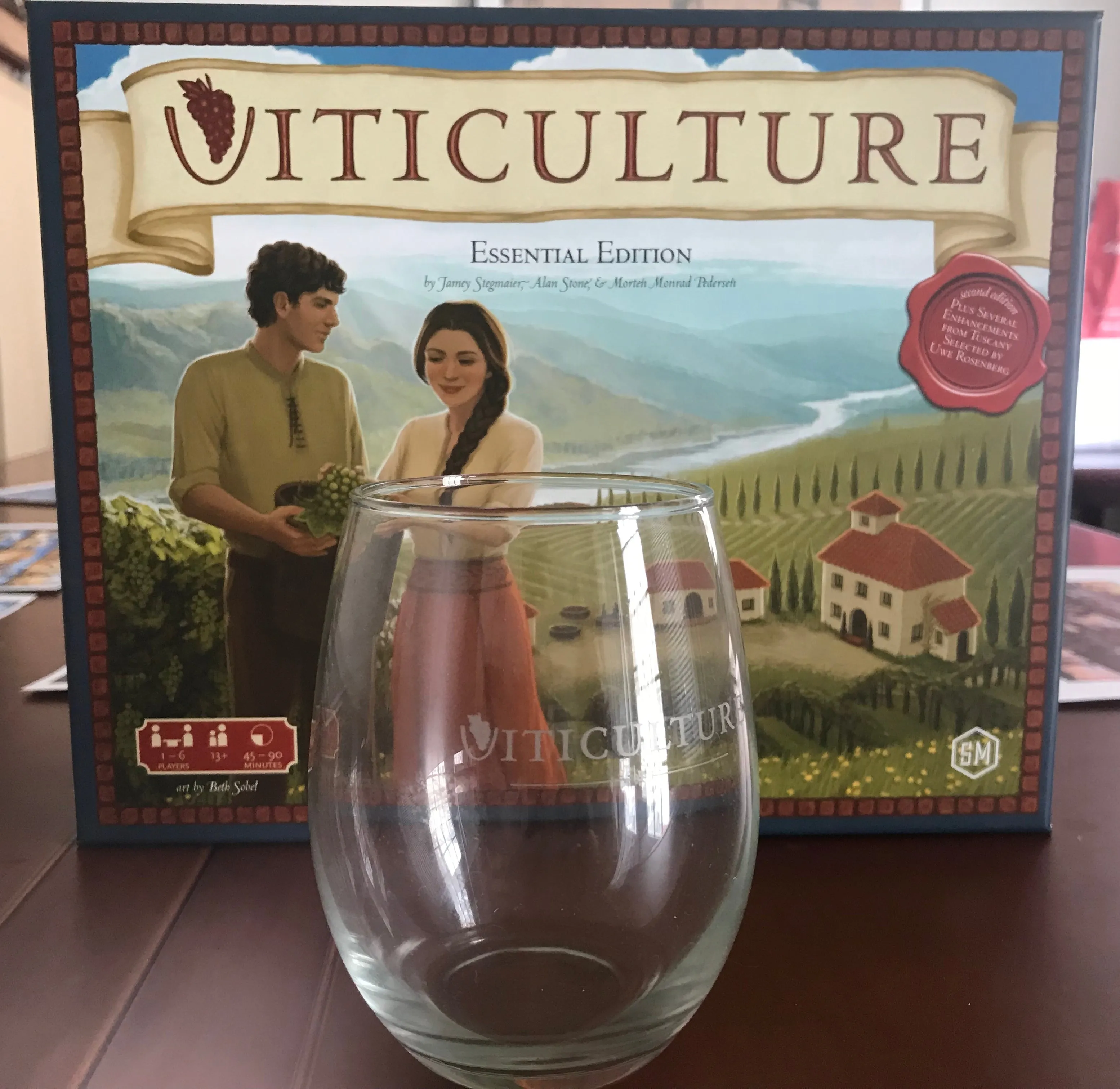 4 Viticulture Wine Glasses (US only)