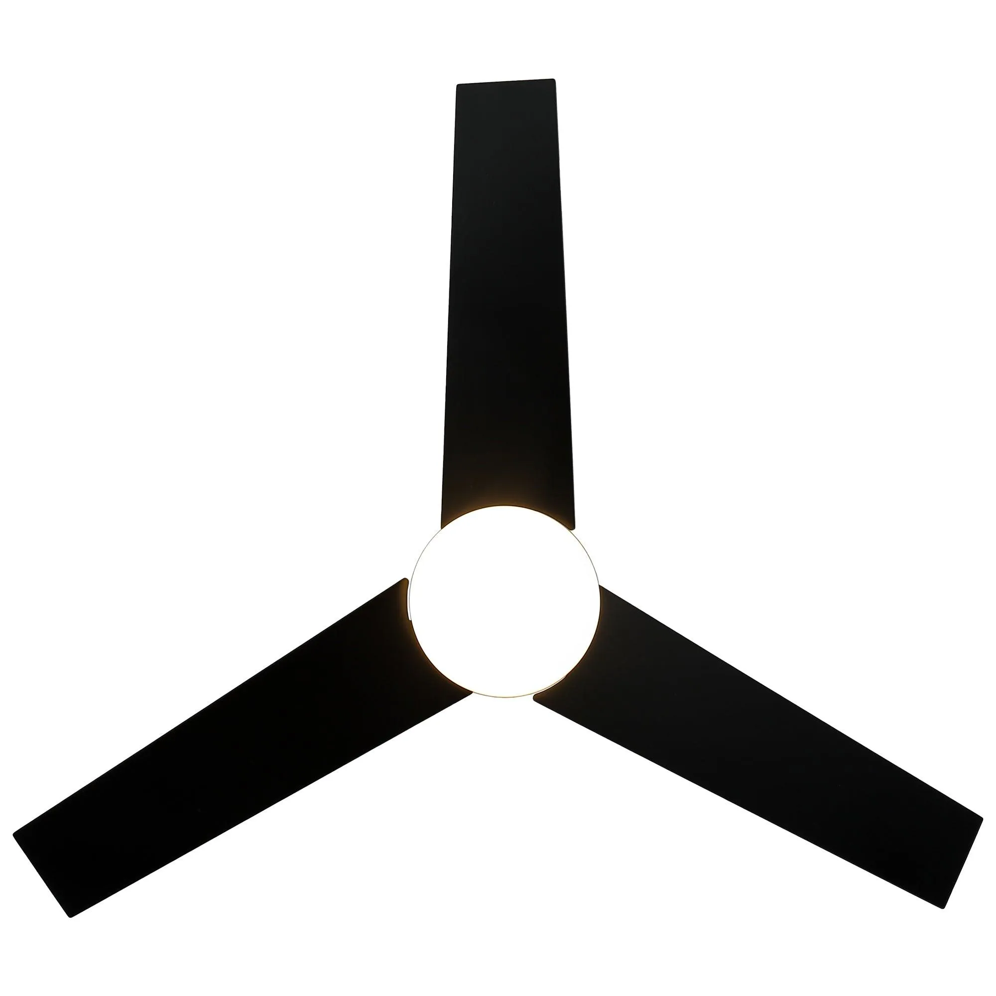 48" Flush Mount Ceiling Fan 3 Blades with LED Lighting and Remote Control