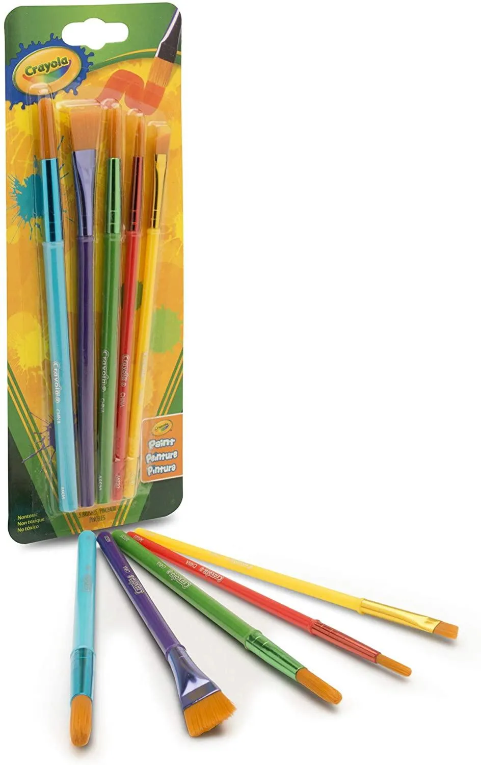 5 ct. Art and Craft Brush Set