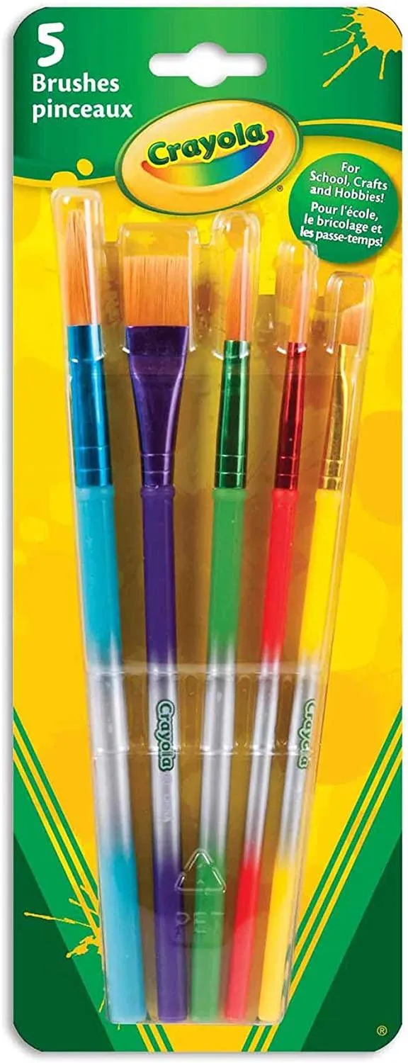 5 ct. Art and Craft Brush Set