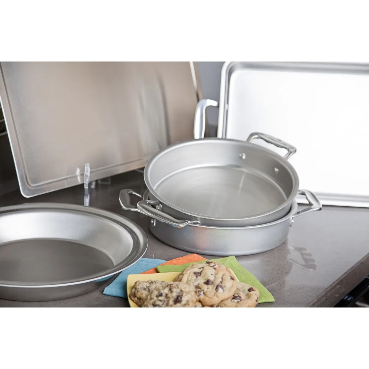 5 Piece Stainless Clad Bakeware Set