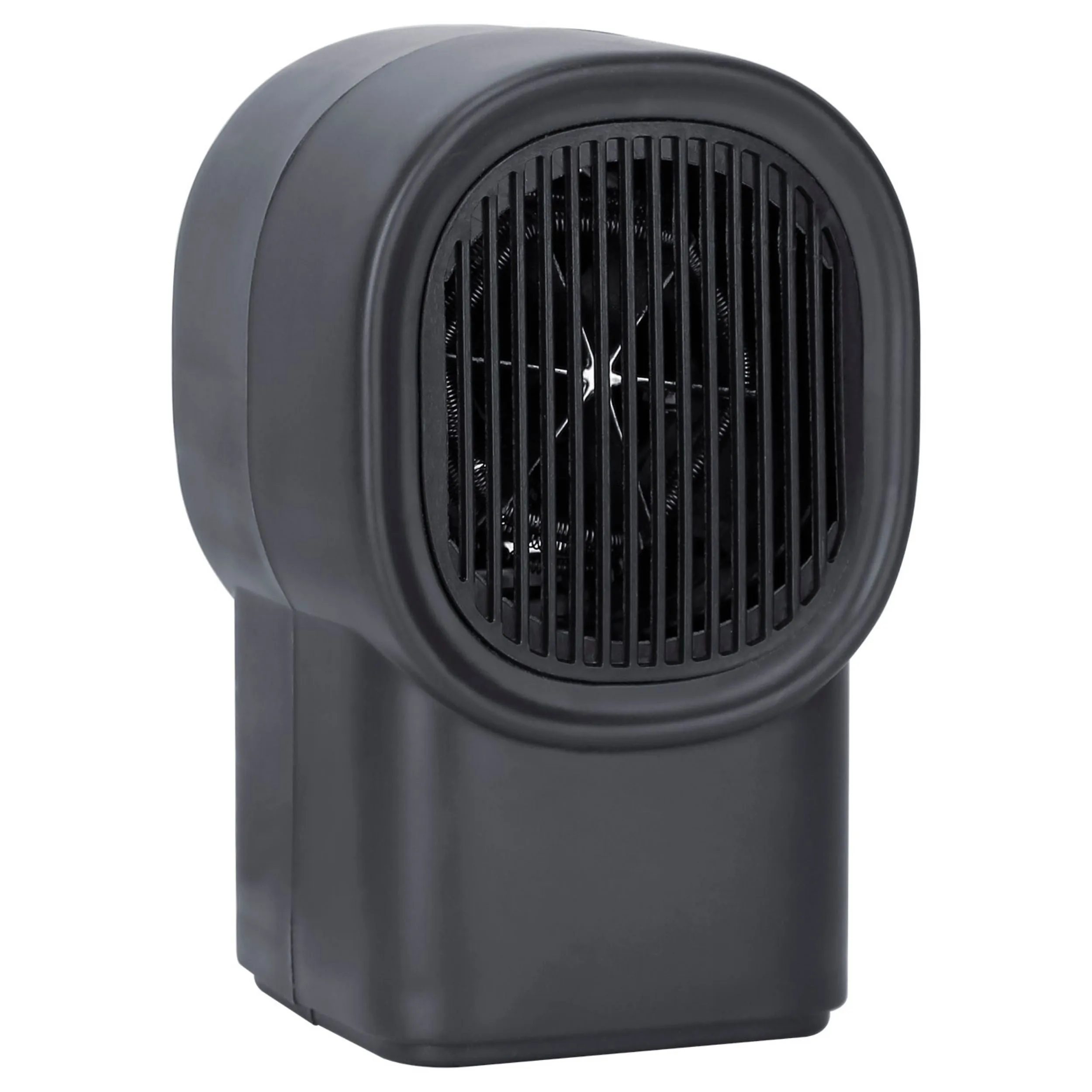 500W Portable Electric Space Heater - Mini Desktop Fan Heater (Personal/Small) for Home & Office - Black