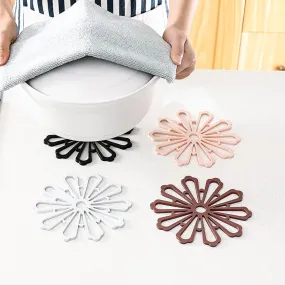 6 Pcs Silicone Trivet Mat