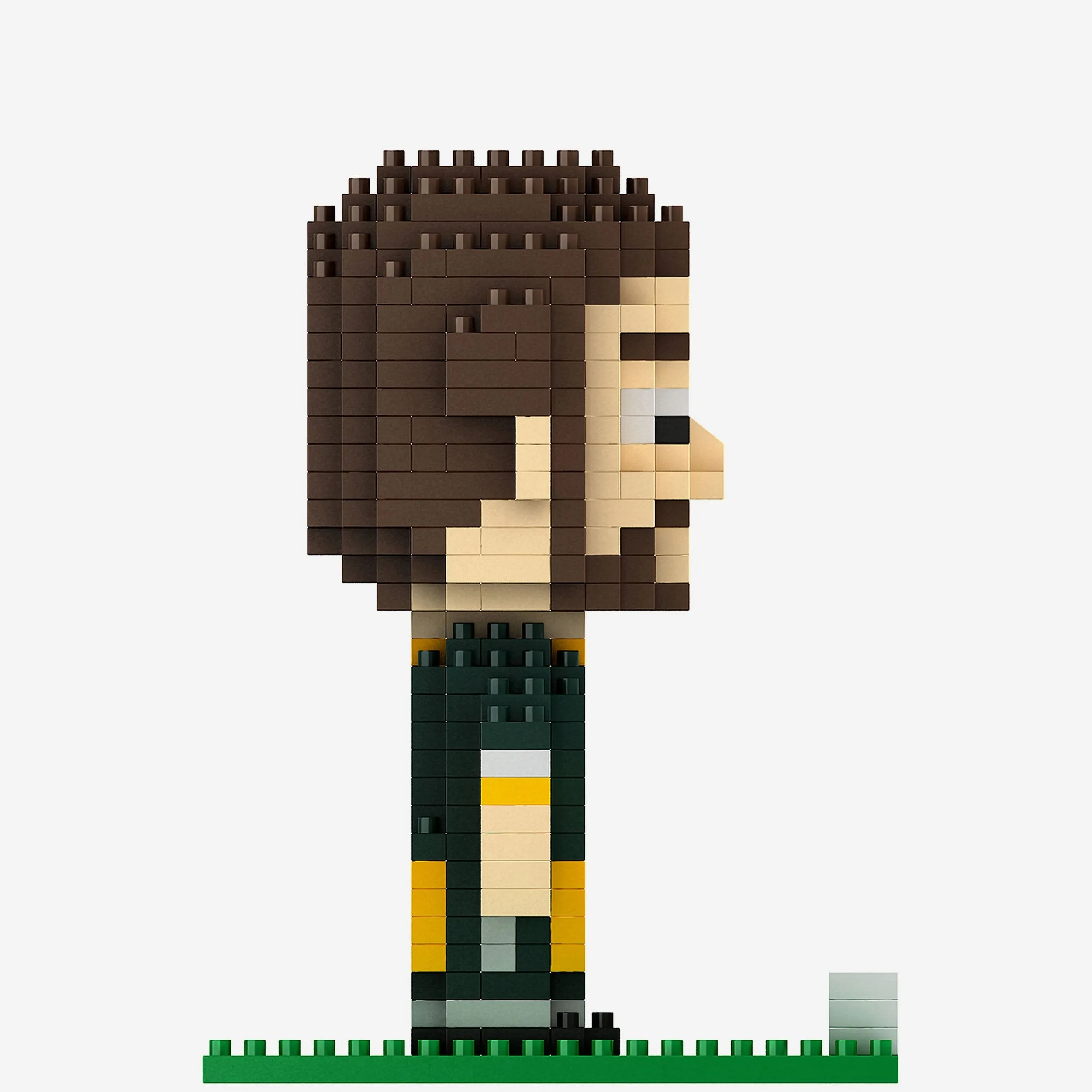 Aaron Rodgers Green Bay Packers BRXLZ Mini Player