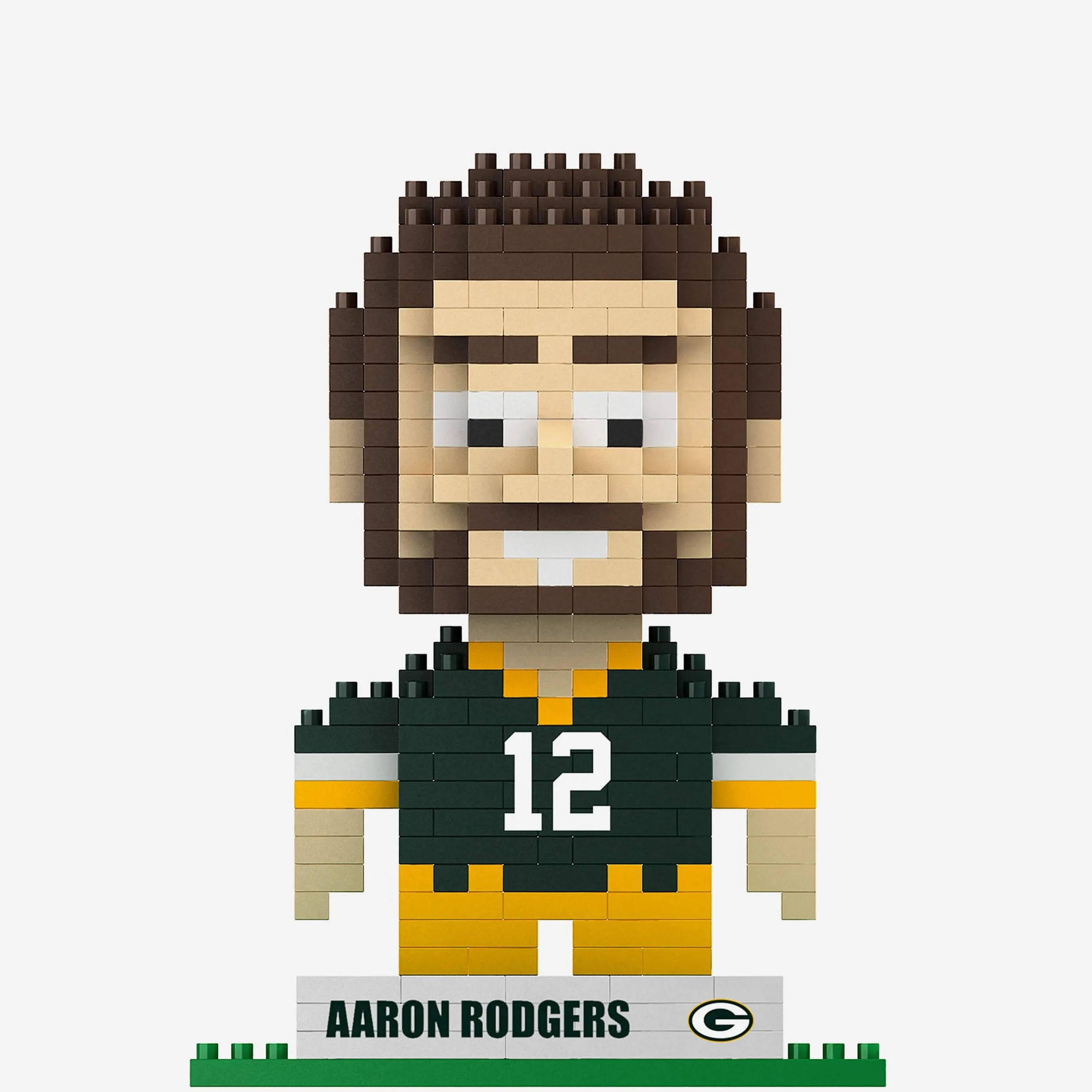 Aaron Rodgers Green Bay Packers BRXLZ Mini Player