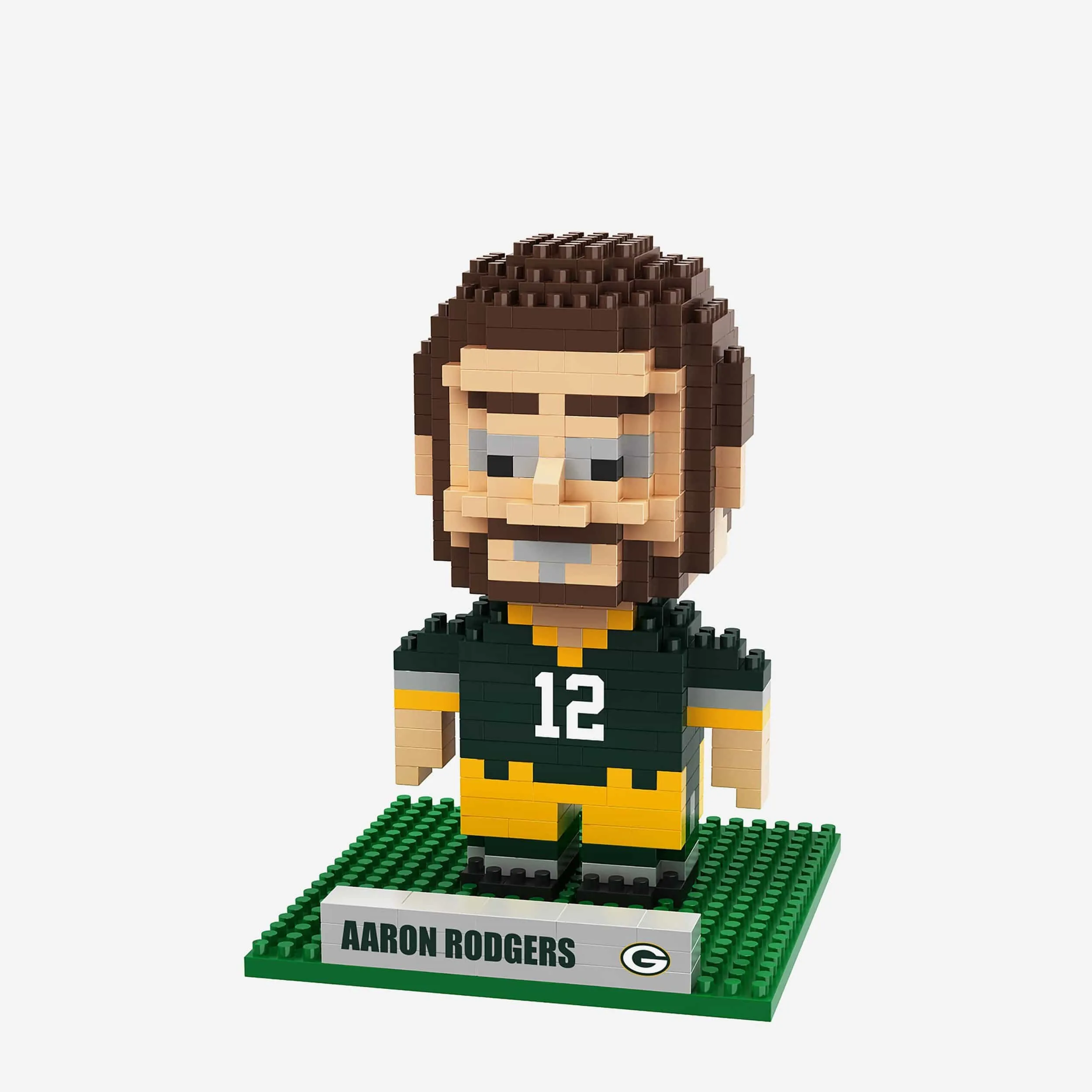 Aaron Rodgers Green Bay Packers BRXLZ Mini Player