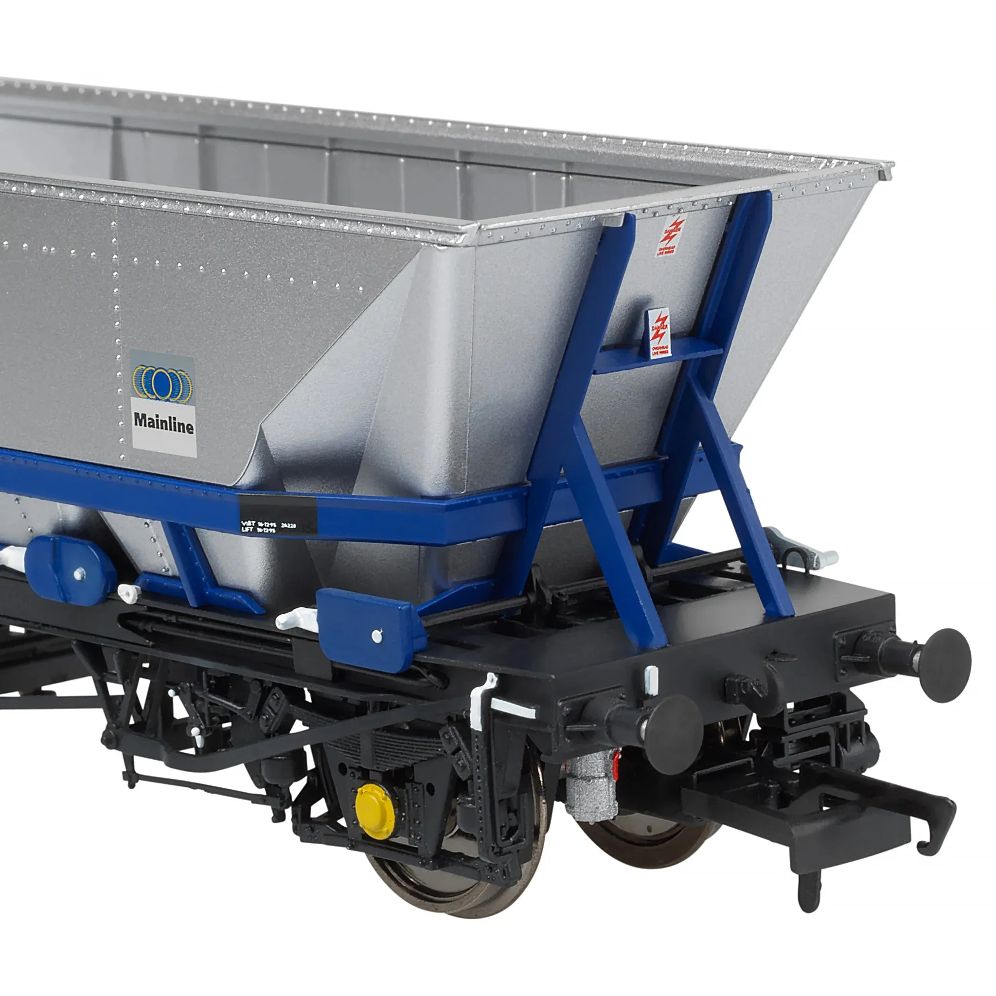 Accurascale ACC2580HMA-MB1 OO HMA MGR Coal Hopper with Mainline Blue Cradle (3pcs Per Pack)