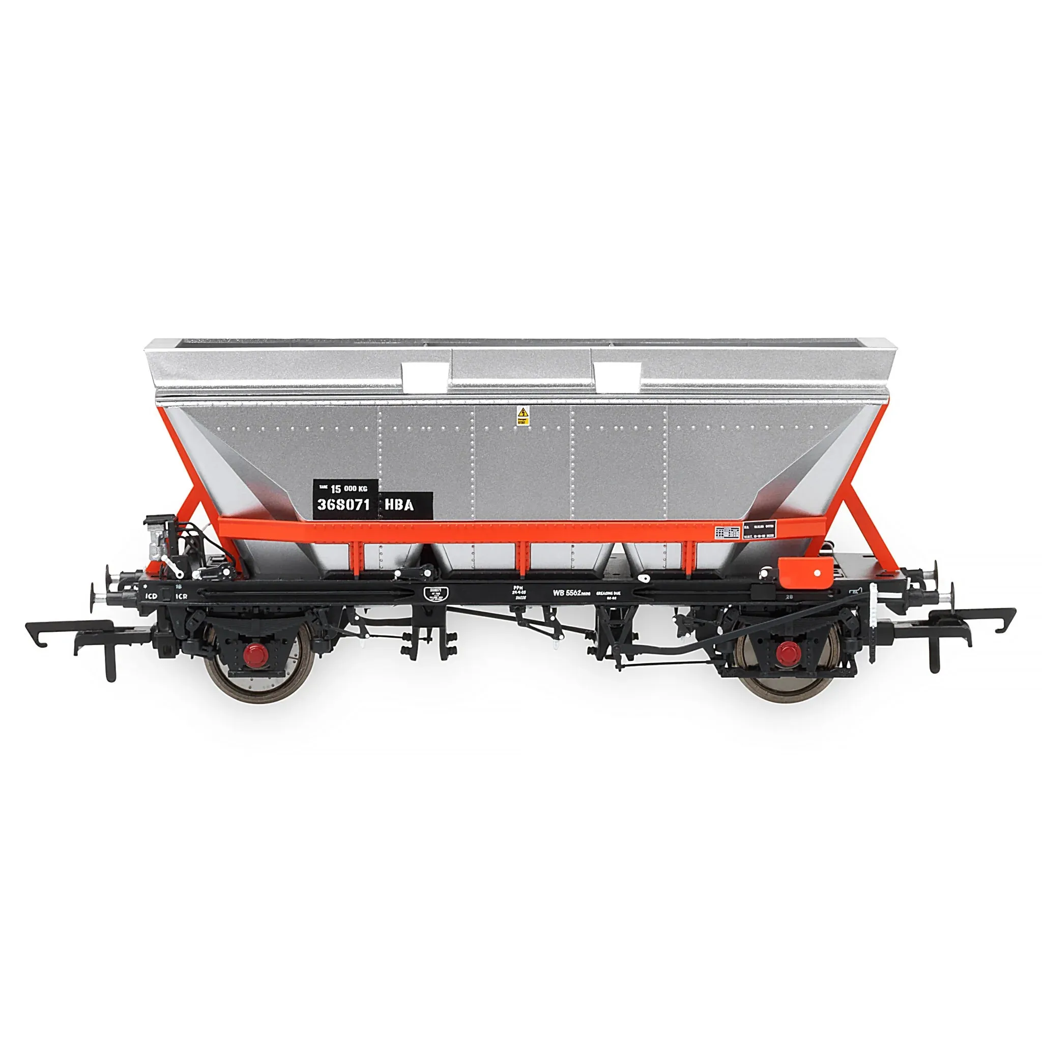 Accurascale ACC2590HBA-RR1 OO HBA MGR Coal Hopper with Canopy with Railfreight Red Cradle (3pcs Per Pack)