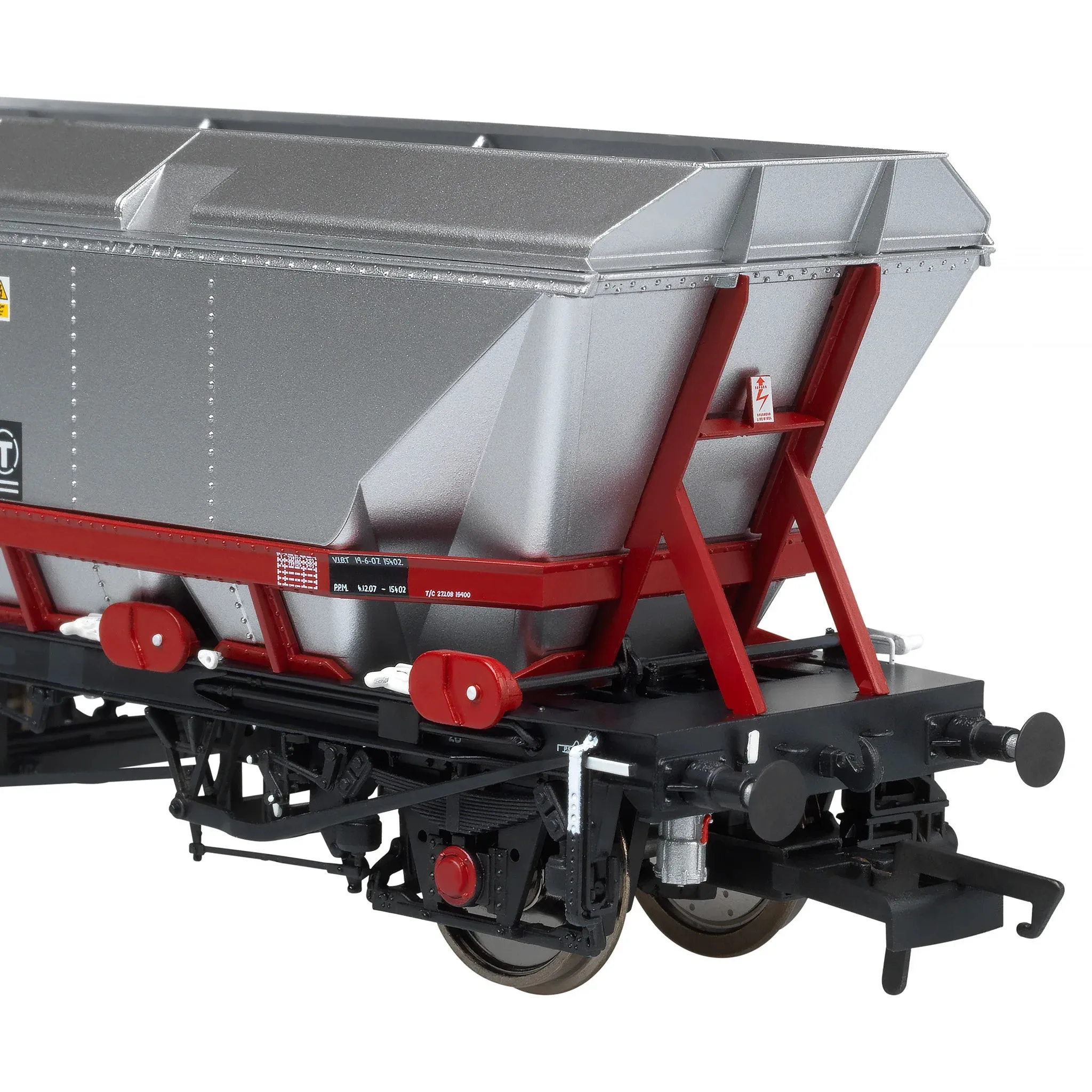 Accurascale ACC2596HCA-EWS2 OO HCA MGR Coal Hopper with Canopy with EWS Maroon Cradle (3pcs Per Pack)