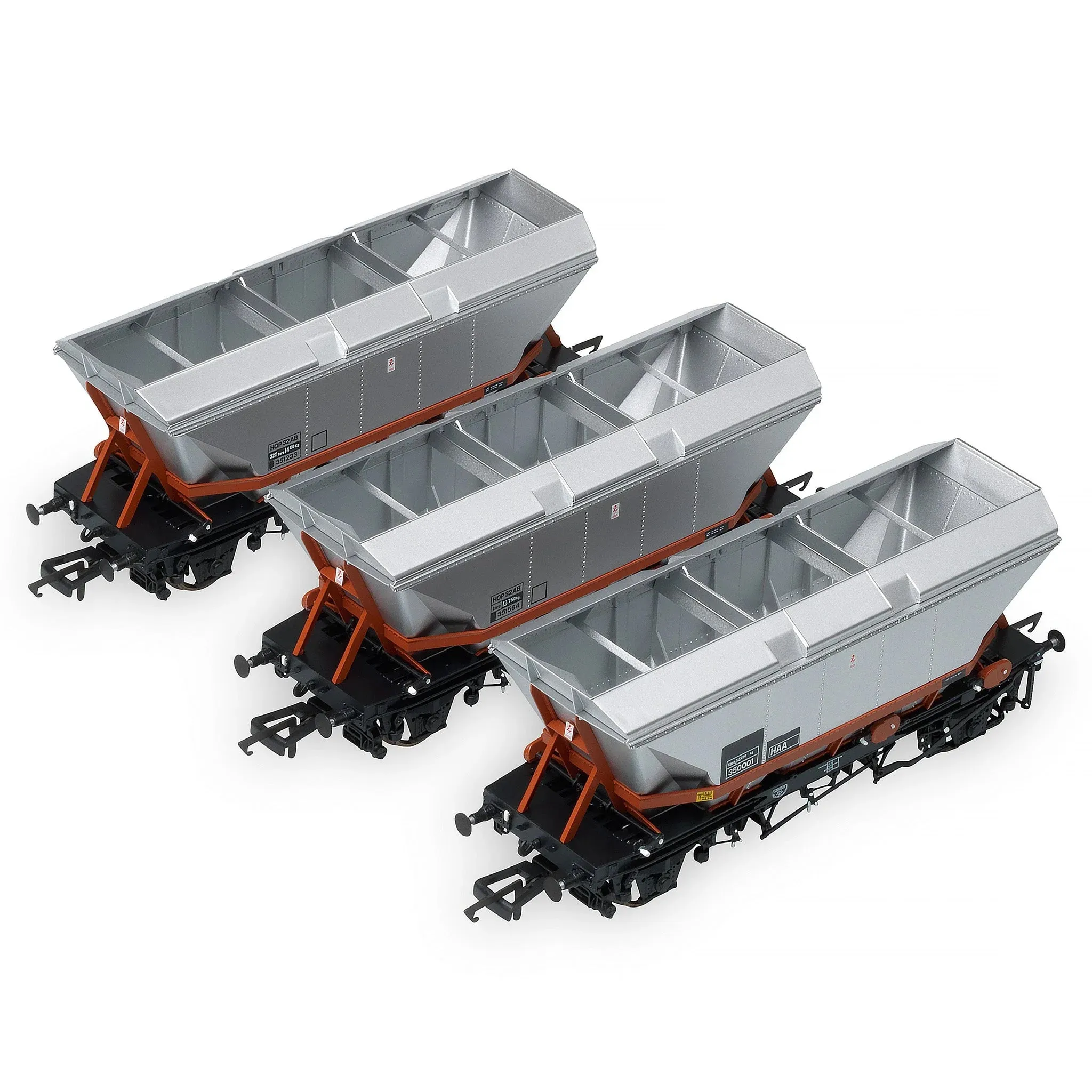 Accurascale OO Gauge EWS HCA 32.5-Tonne MGR Coal Hopper with Canopy 351223/351564/350001