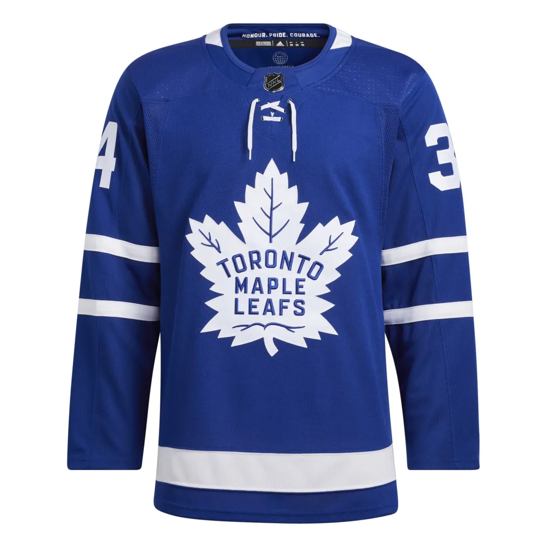 adidas NHL Toronto Maple Leafs Auston Matthews Authentic Primegreen Home Jersey