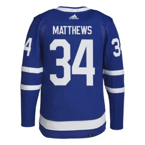 adidas NHL Toronto Maple Leafs Auston Matthews Authentic Primegreen Home Jersey