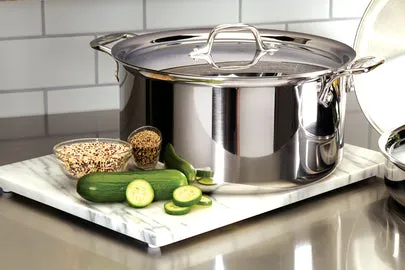 All-Clad 6 Qt Stock Pot with Lid, Stainless Steel