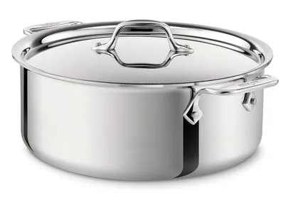 All-Clad 6 Qt Stock Pot with Lid, Stainless Steel