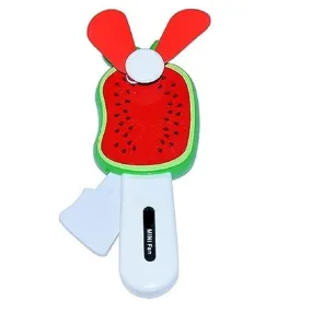 AUM Cute Watermelon Fruit Shaped Handheld Fans Decorative Bubble Creators Cute Stylish Hand Pressure Mini Fan Cool Summer Fan for Kids Birthday Return Gift Party Favour