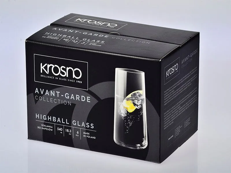 Avant-Garde Highball 540ML 6pc Gift Boxed