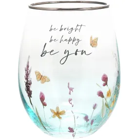 Be You 20 oz Stemless Wine Glass