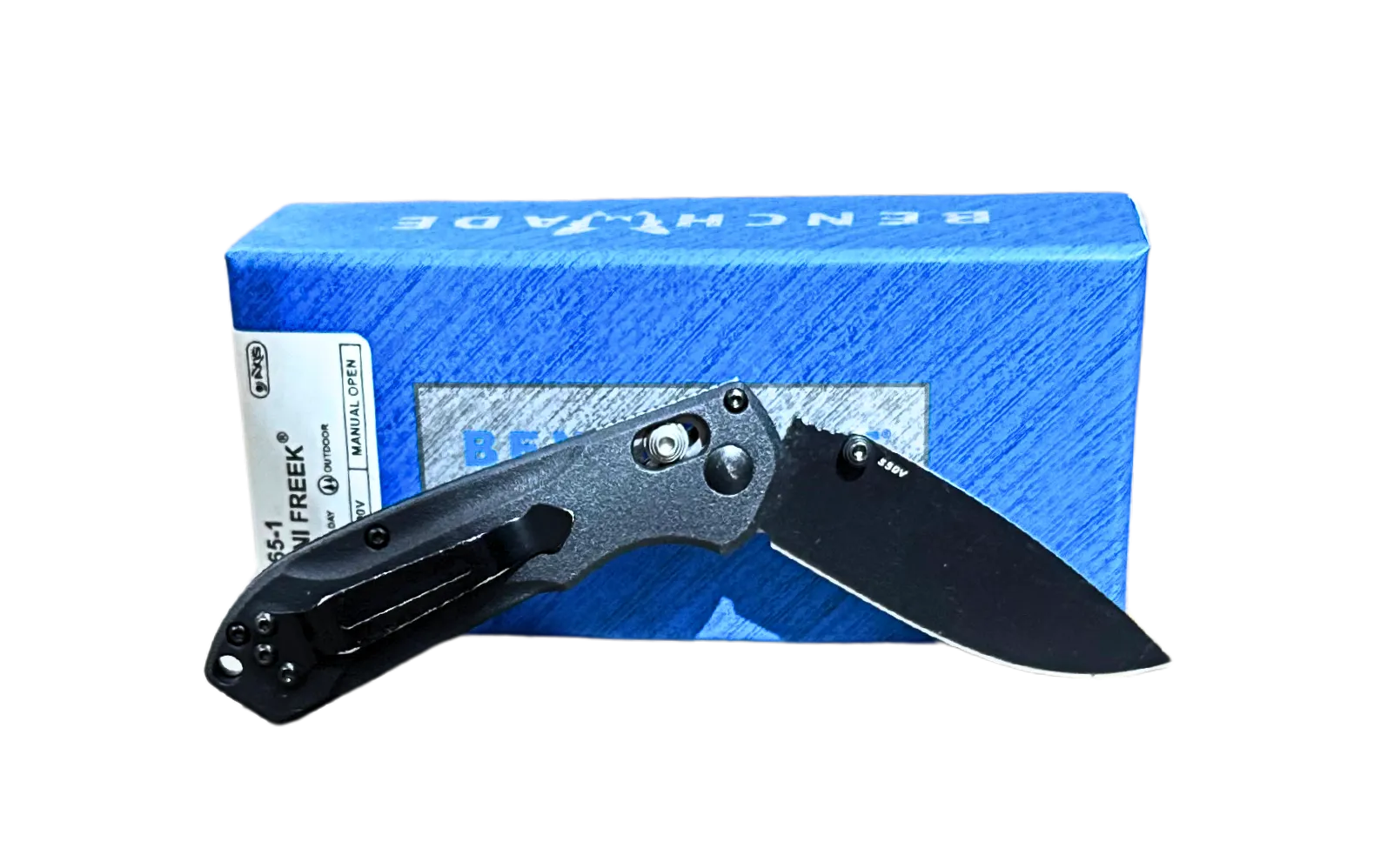 Benchmade 565-1 Mini Freek® Folding Knife with CPM-S90V Blade and Carbon Fiber Handles