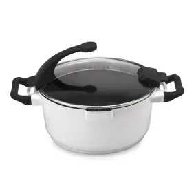 BergHOFF Virgo Covered Stockpot - White, 28 cm - 2304916