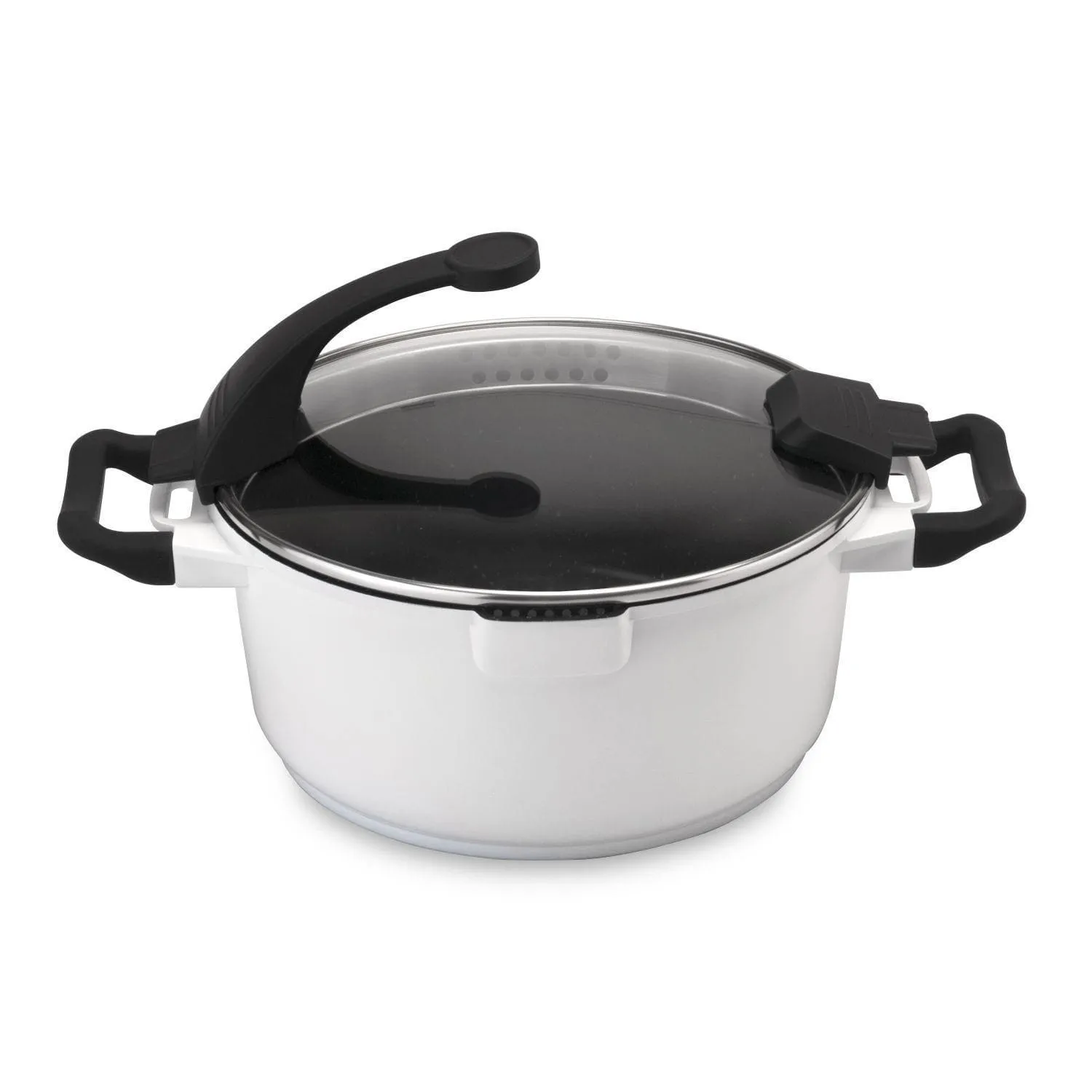 BergHOFF Virgo Covered Stockpot - White, 28 cm - 2304916