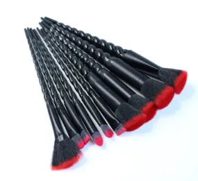 Black Flame Makeup Brush Set