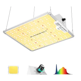 BLOOMSPECT S1000 LED Grow Light for Indoor Plants Full Spectrum with Samsung LEDs and Sosen Driver