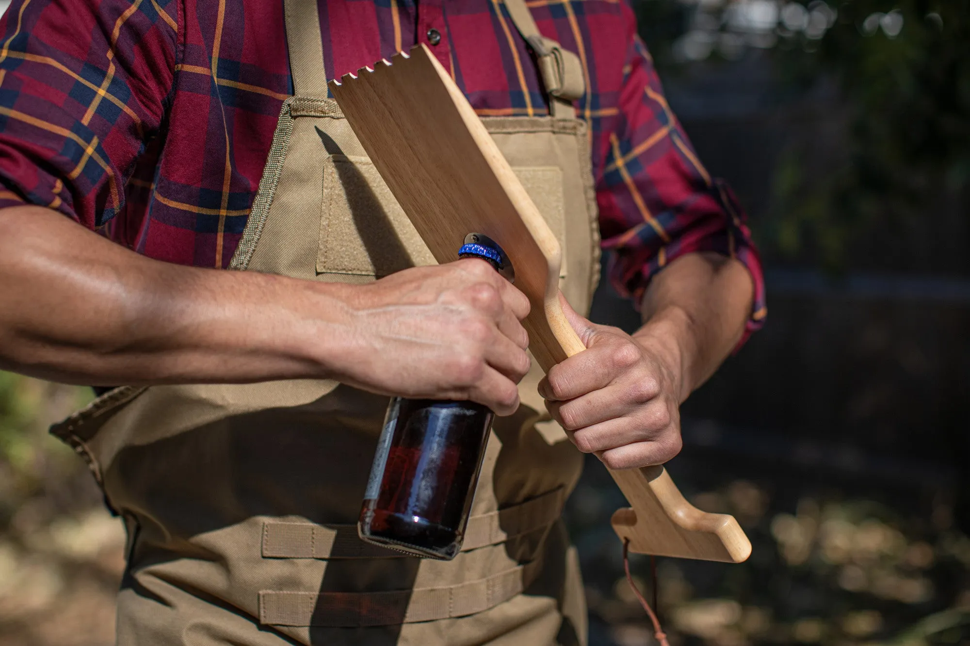 Boston College Eagles - Hardwood BBQ Grill Scraper with Bottle Opener