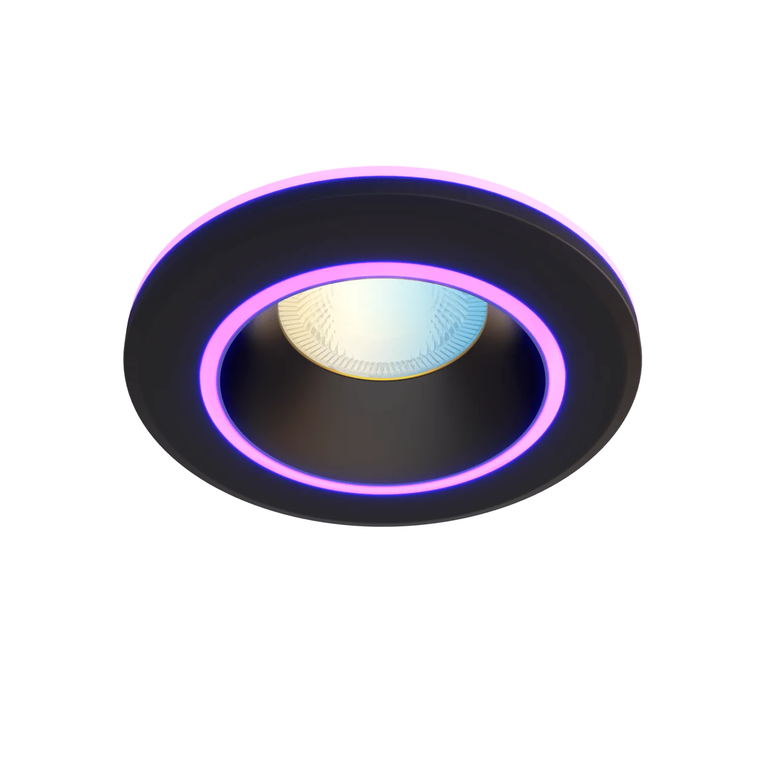 Calex Smart Halo LED Recessed Spotlight Black - RGB Warm White - 6.5W