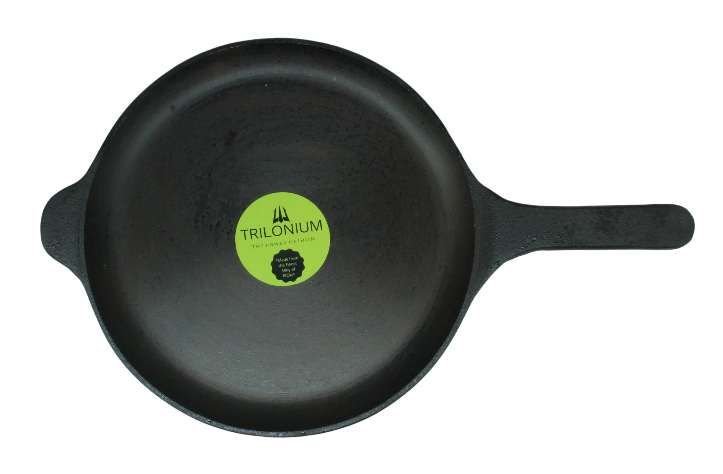 Cast Iron Skillet | Shallow Fry Pan | Omlete Pan | Pre-Seasoned | 25cm | 1.69 Kgs | Induction Compatible