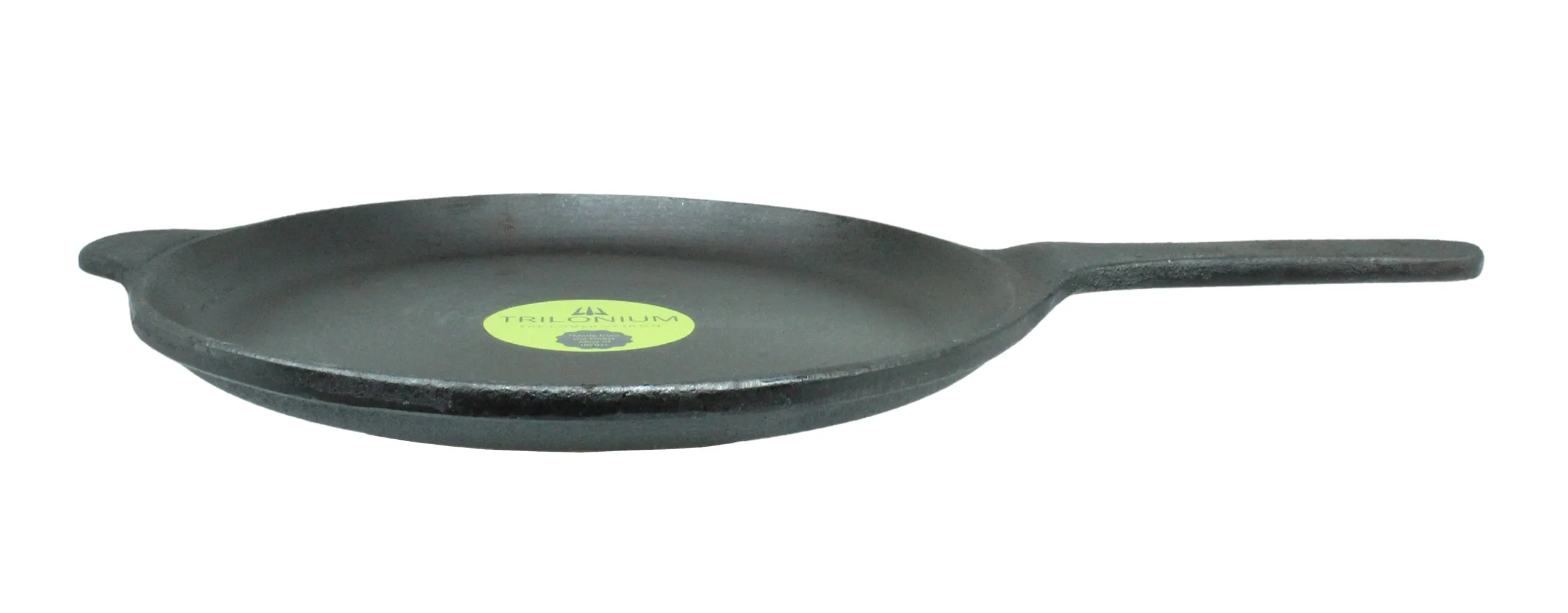 Cast Iron Skillet | Shallow Fry Pan | Omlete Pan | Pre-Seasoned | 25cm | 1.69 Kgs | Induction Compatible