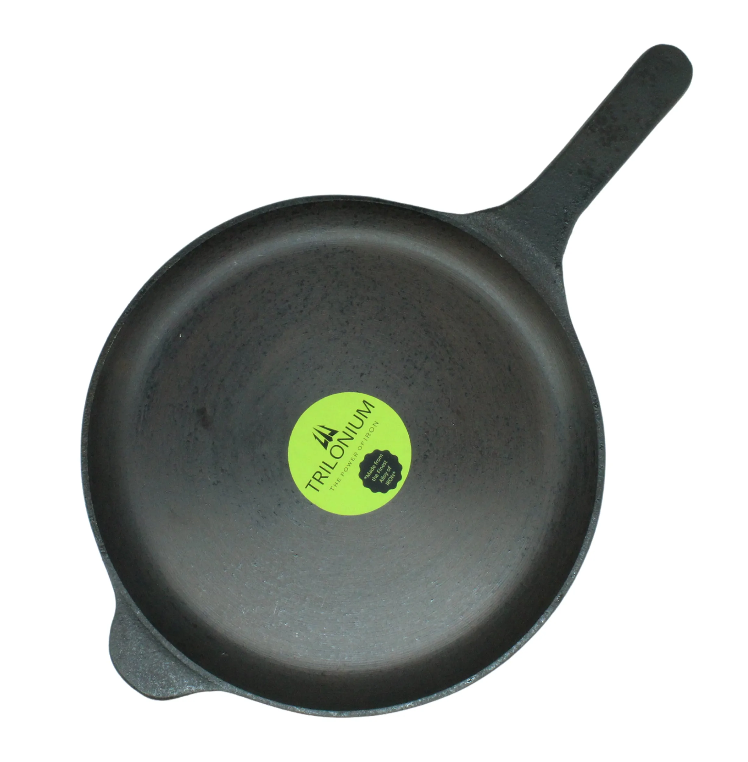 Cast Iron Skillet | Shallow Fry Pan | Omlete Pan | Pre-Seasoned | 25cm | 1.69 Kgs | Induction Compatible