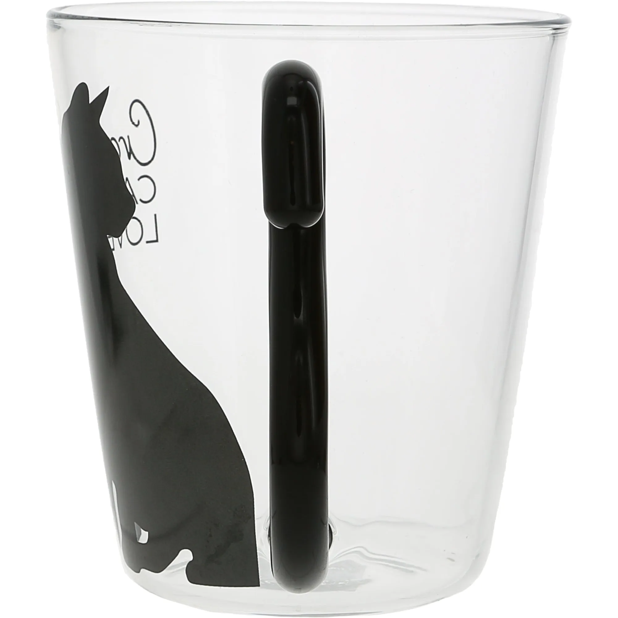 Cat Lover 12 oz Glass Cup