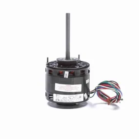 Century Direct Drive Motor, 1050 RPM, 1/5-1/8-1/10 HP, 115 V, 42 Frame, Open Air Over