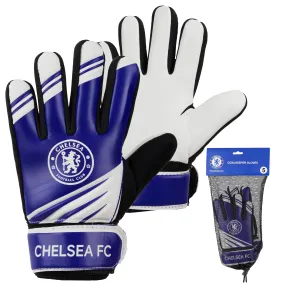 Chelsea F.C. Goalkeeper Gloves for Kids and Teenagers - Size 7