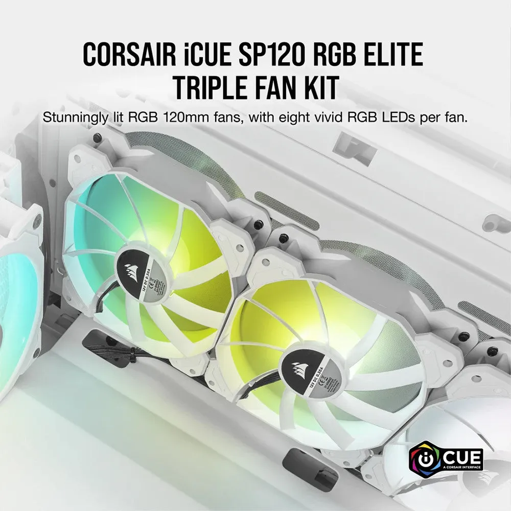 Corsair ML120 RGB ELITE 120mm PWM Magnetic Levitation Fan