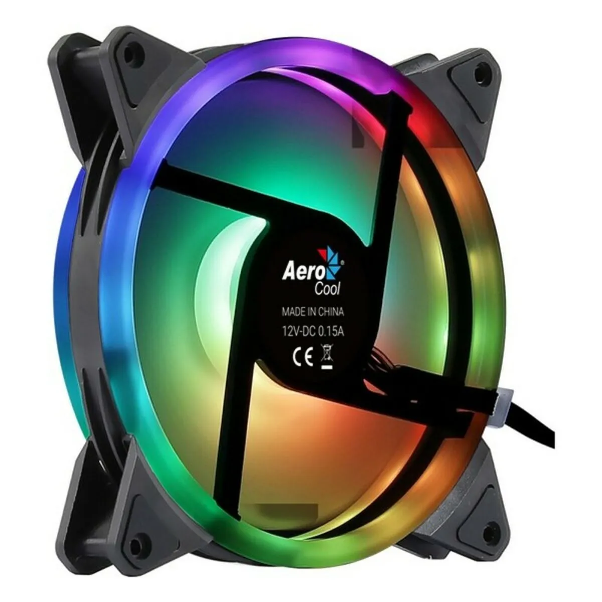 CPU Fan Aerocool DUO14 1000 rpm (Ø 14 cm) RGB