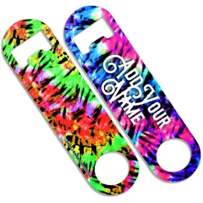 CUSTOMIZABLE Skinny Mini Bottle Opener - Tie Dye