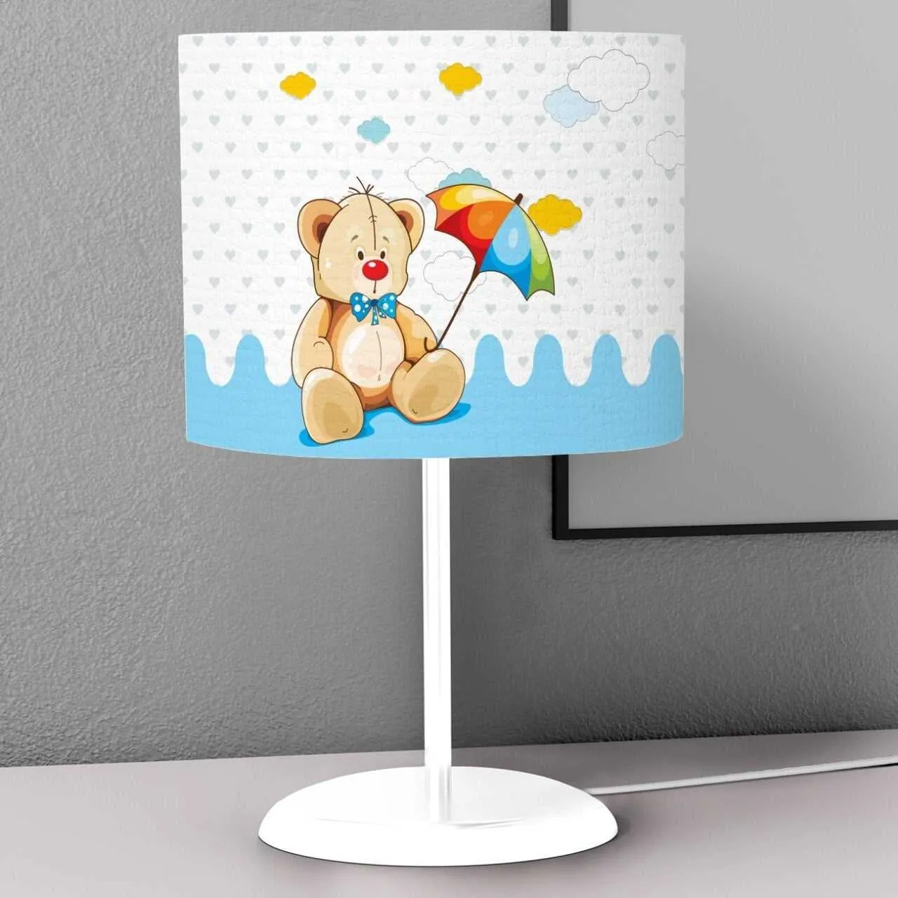 Cute Tiny Sailor Teddy Bear Kids Bedroom Night Lamp