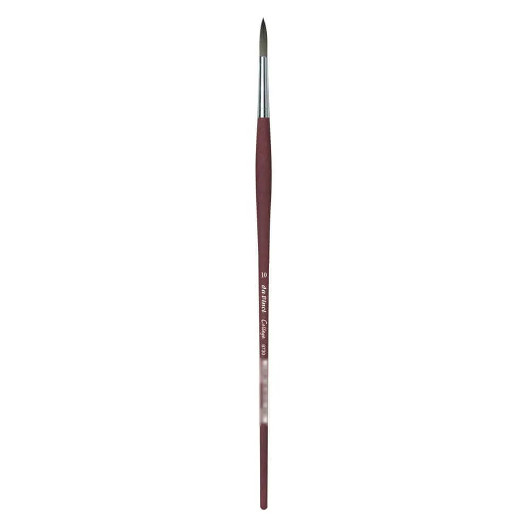 Da Vinci College Synthetic Brush Round Long Handle Size 10