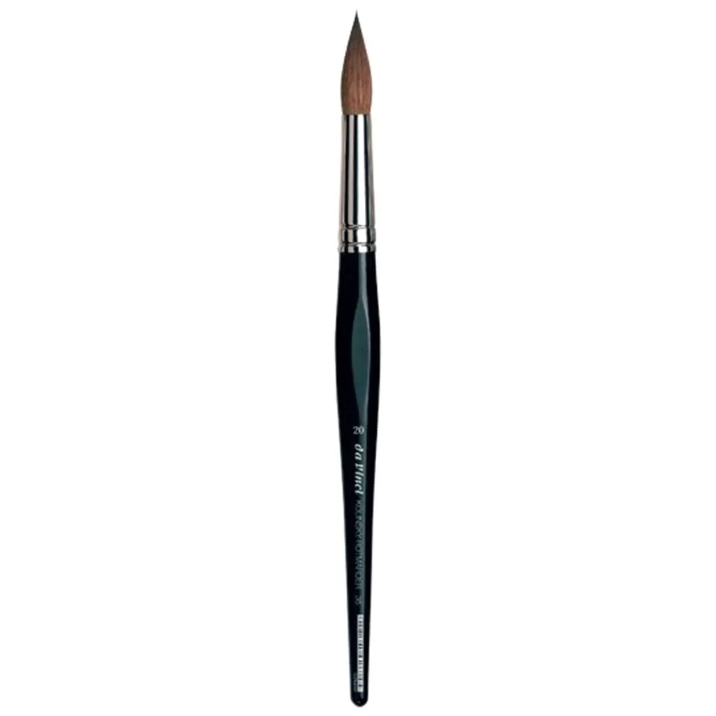 Da Vinci Round Watercolor Brush with Kolinsky Size 20