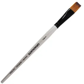 Daler Rowney Graduate Brush Short Handle Synthetic Flat Wash 1/2=12mm