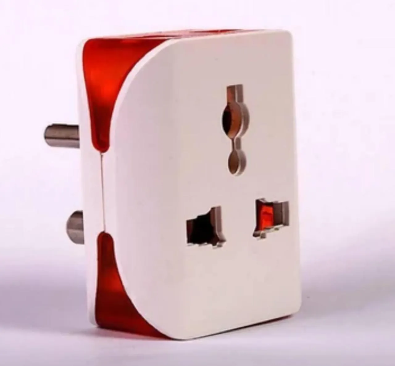 Dealsplant 3 Pin Multiplug Adapter with Universal Socket