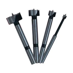 Diablo 1/4 - 1 in. X 3-1/2 in. L High Speed Steel Forstner Drill Bit Set Round Shank 4 pc